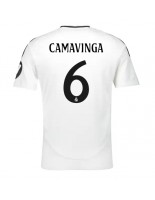 Real Madrid Eduardo Camavinga #6 Domácí Dres 2024-25 Krátký Rukáv